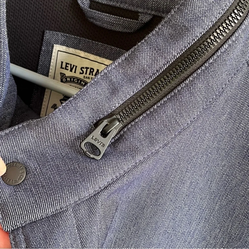 Levi's Men’s XXL Trucker Soft Shell Blue Denim Streetwear Western Style Jacket - Picture 8 of 14